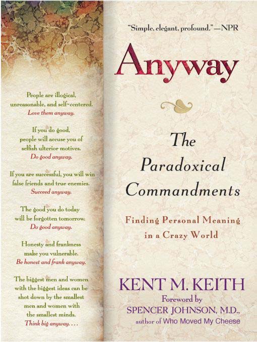 Title details for Anyway by Kent M. Keith - Available